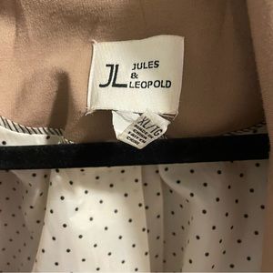 Jules and Leopold Tan Dress Jacket